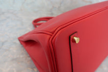 画像をギャラリービューアに読み込む, HERMES/エルメス バーキン35 ヴォーエプソン ヴァーミリオン □H刻印 ハンドバッグ 700030121