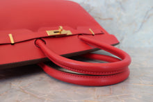 画像をギャラリービューアに読み込む, HERMES/エルメス バーキン35 ヴォーエプソン ヴァーミリオン □H刻印 ハンドバッグ 700030121