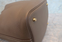 Load image into Gallery viewer, HERMES PICOTIN LOCK MM Clemence leather Etoupe gray Z Engraving Hand bag 700120148