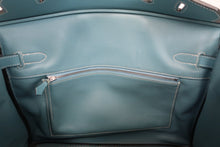将图片加载到图库查看器,HERMES BIRKIN 35 Epsom leather Blue jean □K刻印 Hand bag 800100078