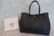 Load image into Gallery viewer, HERMES GARDEN PARTY PM Negonda leather Black □O Engraving Tote bag 700120130