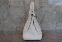 画像をギャラリービューアに読み込む, HERMES/エルメス バーキン30 トリヨンクレマンス ホワイト □N刻印 ハンドバッグ 700110035