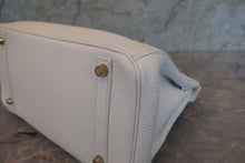 画像をギャラリービューアに読み込む, HERMES/エルメス バーキン30 トリヨンクレマンス ホワイト □N刻印 ハンドバッグ 700110035