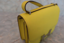 Load image into Gallery viewer, HERMES CONSTANCE MINI Epsom leather Lime A Engraving Shoulder bag 600040204