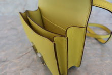 Load image into Gallery viewer, HERMES CONSTANCE MINI Epsom leather Lime A Engraving Shoulder bag 600040204