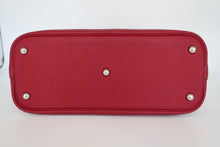 Load image into Gallery viewer, HERMES BOLIDE 31 Clemence leather Rouge grenet X Engraving Shoulder bag 800100092