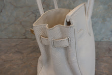画像をギャラリービューアに読み込む, HERMES/エルメス バーキン30 トリヨンクレマンス ホワイト □N刻印 ハンドバッグ 700110035