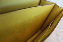 Load image into Gallery viewer, HERMES CONSTANCE MINI Epsom leather Lime A Engraving Shoulder bag 600040204