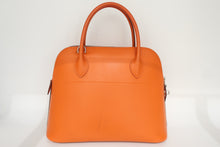 将图片加载到图库查看器,HERMES BOLIDE 31 Chamonix leather Orange □J刻印 Shoulder bag 800100083
