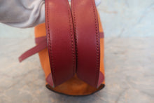 Load image into Gallery viewer, HERMES PICOTIN LOCK TOUCH PM Clemence leather/Swift leather Orange/Rouge grenet X Engraving Hand bag 700120155