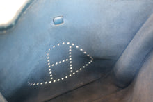 Load image into Gallery viewer, HERMES  EVELYNE1 GM Clemence leather Blue □J Engraving Shoulder bag 700020124