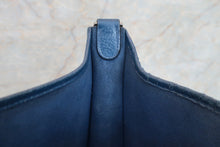 Load image into Gallery viewer, HERMES  EVELYNE1 GM Clemence leather Blue □J Engraving Shoulder bag 700020124