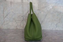 画像をギャラリービューアに読み込む, HERMES/エルメス ガーデンパーティTPM ネゴンダ アニスグリーン □M刻印 トートバッグ 700100173