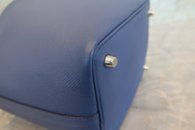 Load image into Gallery viewer, HERMES PICOTIN LOCK PM Tressage Epsom leather Blue brighton/Capucine/Blue saphir C Engraving Hand bag 700120149