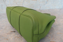 画像をギャラリービューアに読み込む, HERMES/エルメス ガーデンパーティTPM ネゴンダ アニスグリーン □M刻印 トートバッグ 700100173