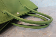 画像をギャラリービューアに読み込む, HERMES/エルメス ガーデンパーティTPM ネゴンダ アニスグリーン □M刻印 トートバッグ 700100173