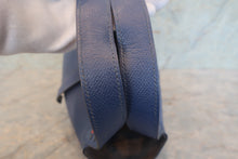 画像をギャラリービューアに読み込む, HERMES/エルメス ピコタンロックPMトレサージュ ヴォーエプソン ブルーブライトン/カプシーヌ/ブルーサフィール C刻印 ハンドバッグ 700120149