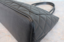 Load image into Gallery viewer, CHANEL Medallion Tote Caviar skin Black/Gold hadware Tote bag 700080172