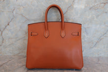 Load image into Gallery viewer, HERMES BIRKIN 25 Epsom leather Cognac □J Engraving Hand bag 700050278
