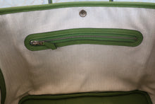 画像をギャラリービューアに読み込む, HERMES/エルメス ガーデンパーティTPM ネゴンダ アニスグリーン □M刻印 トートバッグ 700100173