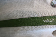 画像をギャラリービューアに読み込む, HERMES/エルメス ガーデンパーティTPM ネゴンダ アニスグリーン □M刻印 トートバッグ 700100173