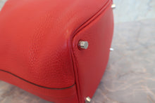 将图片加载到图库查看器,HERMES PICOTIN LOCK PM Clemence leather Vermillon A刻印 Hand bag 700120158