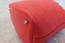 将图片加载到图库查看器,HERMES PICOTIN LOCK PM Clemence leather Vermillon A刻印 Hand bag 700120158