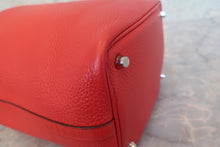 将图片加载到图库查看器,HERMES PICOTIN LOCK PM Clemence leather Vermillon A刻印 Hand bag 700120158