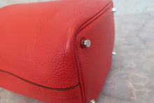 Load image into Gallery viewer, HERMES PICOTIN LOCK PM Clemence leather Vermillon A Engraving Hand bag 700120158