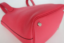 将图片加载到图库查看器,HERMES PICOTIN LOCK PM Clemence leather Rose extreme D刻印 Hand bag 800100107