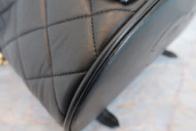 Load image into Gallery viewer, CHANEL Matelasse Chain back pack Lambskin Black/Gold hadware Back pack 700080134