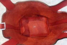 Load image into Gallery viewer, HERMES PICOTIN LOCK PM Clemence leather Vermillon A Engraving Hand bag 700120158
