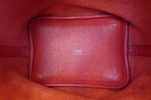 Load image into Gallery viewer, HERMES PICOTIN LOCK PM Clemence leather Vermillon A Engraving Hand bag 700120158
