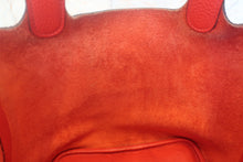 Load image into Gallery viewer, HERMES PICOTIN LOCK PM Clemence leather Vermillon A Engraving Hand bag 700120158