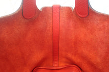 Load image into Gallery viewer, HERMES PICOTIN LOCK PM Clemence leather Vermillon A Engraving Hand bag 700120158