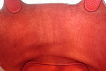 Load image into Gallery viewer, HERMES PICOTIN LOCK PM Clemence leather Vermillon A Engraving Hand bag 700120158