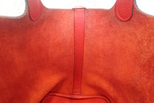 Load image into Gallery viewer, HERMES PICOTIN LOCK PM Clemence leather Vermillon A Engraving Hand bag 700120158