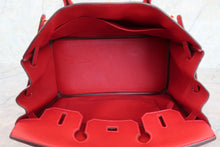 Load image into Gallery viewer, HERMES BIRKIN 30 Epsom leather Rouge casaque C Engraving Hand bag 700040006