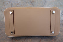 画像をギャラリービューアに読み込む, HERMES/エルメス バーキン25パーソナルオーダー ヴォースイフト タバックキャメル/ホワイト □O刻印 ハンドバッグ 700110028