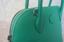 Load image into Gallery viewer, HERMES/BOLIDE 27 Epsom leather Vert vertigo Z Engraving Shoulder bag 700120127