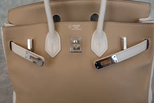 画像をギャラリービューアに読み込む, HERMES/エルメス バーキン25パーソナルオーダー ヴォースイフト タバックキャメル/ホワイト □O刻印 ハンドバッグ 700110028