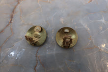 將圖片載入圖庫檢視器 CHANEL/シャネル ココマークラウンドイヤリング 金メッキ ゴールド イヤリング 500100119