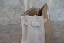 画像をギャラリービューアに読み込む, HERMES/エルメス バーキン25パーソナルオーダー ヴォースイフト タバックキャメル/ホワイト □O刻印 ハンドバッグ 700110028