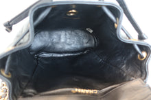 Load image into Gallery viewer, CHANEL Matelasse Chain back pack Lambskin Black/Gold hadware Back pack 700080134