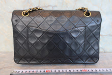 將圖片載入圖庫檢視器 CHANEL/シャネル マトラッセWフラップWチェーンショルダーバッグ ラムスキン ブラック/ゴールド金具 ショルダーバッグ 800090028