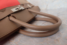 画像をギャラリービューアに読み込む, HERMES/エルメス バーキン30 カザック トリヨンクレマンス/ヴォースイフト エトゥープ/アルジル/ローズジャイプール/マットシルバー金具 □P刻印 ハンドバッグ 700110022