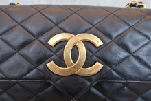 Load image into Gallery viewer, CHANEL Big CC mark chain shoulder bag Lambskin Black/Gold hadware Shoulder bag 700080165