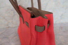 画像をギャラリービューアに読み込む, HERMES/エルメス バーキン30 カザック トリヨンクレマンス/ヴォースイフト エトゥープ/アルジル/ローズジャイプール/マットシルバー金具 □P刻印 ハンドバッグ 700110022