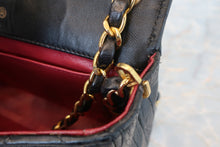 Load image into Gallery viewer, CHANEL Big CC mark chain shoulder bag Lambskin Black/Gold hadware Shoulder bag 700080165