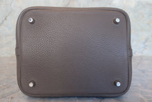 Load image into Gallery viewer, HERMES PICOTIN LOCK MM Clemence leather Etain A Engraving Hand bag 418000